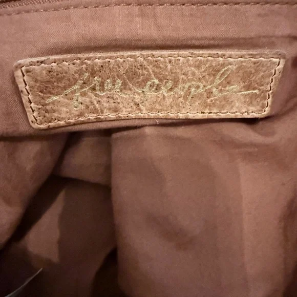 Free People Salone Studded cognac Leather Tote Bag no longer sold. - Picture 4 of 9